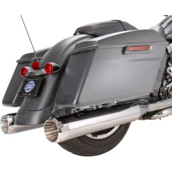 PartzBiz HD SS550-0665 - S&S Cycle Chrome MK45 4.5" Slip On Mufflers W/ Chrome Thruster Tips Harley 2017 | 550-0665 PartzBiz HD SS550-0665 - S&S Cycle Chrome MK45 4.5" Slip On Mufflers W/ Chrome Thruster Tips Harley 2017 | 550-0665