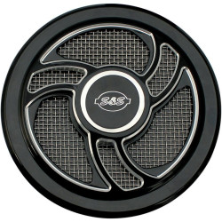 PartzBiz HD SS170-0206 - S&S Black Torker Cover Super Stock Stealth Air Cleaner Stage 1 Harley | 170-0206