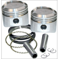 PartzBiz HD SS92-2028 - S&S Cycle Super Stock + .020 ” Pistion Kits 3 1/2 Bore Head Big Twin Evolution | 92-2028