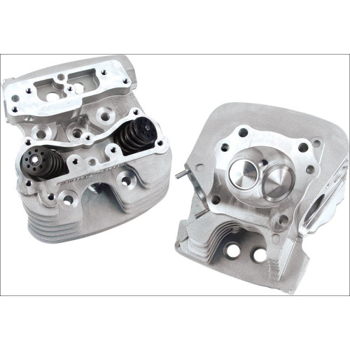 PartzBiz HD: 4402844-S&S Cycle Super Stock 79CC Silver Cylinder Heads for Harley Twin Cam 06-16 | 106-3227