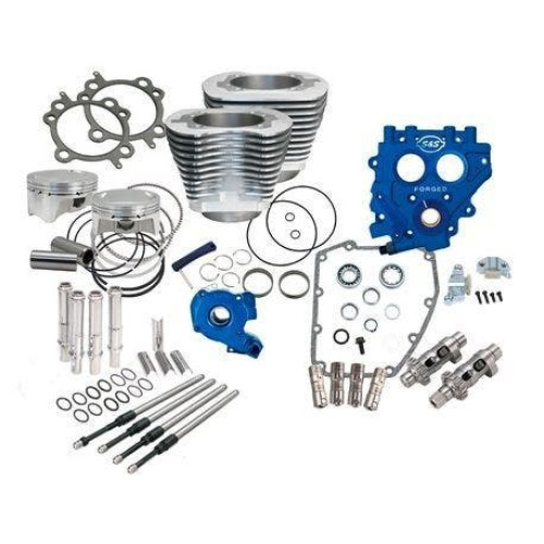 PartzBiz HD: 4402853-S&S Cycle Winter Power Package 100" Silver Big Bore Kit w/ 585 Chain Cams 99-06 | 330-0662 PartzBiz HD: 4402853-S&S Cycle Winter Power Package 100" Silver Big Bore Kit w/ 585 Chain Cams 99-06 | 330-0662