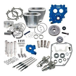 PartzBiz HD SS330-0663 - S&S Cycle Winter Power Package 100" Silver Big Bore Kit w/ 585 Gear Cams 99-06 | 330-0577 PartzBiz HD SS330-0663 - S&S Cycle Winter Power Package 100" Silver Big Bore Kit w/ 585 Gear Cams 99-06 | 330-0577