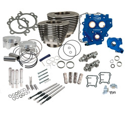 PartzBiz HD SS330-0668 - S&S Cycle Winter Power Package 110" Black Big Bore Kit w/ 585 Chain Cams 07-17 | 330-0582 PartzBiz HD SS330-0668 - S&S Cycle Winter Power Package 110" Black Big Bore Kit w/ 585 Chain Cams 07-17 | 330-0582