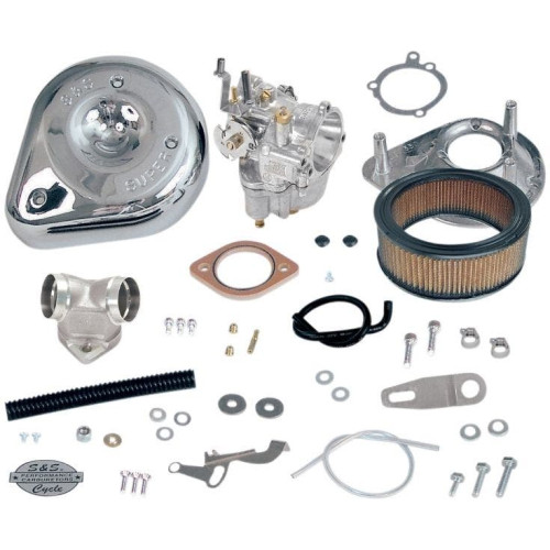 PartzBiz HD: 4402834-S&S Shorty Super "E" Carburetor Kit for Harley Sportster XL 04-06 - 11-0470; 1001-0018; 497234; 11-0470