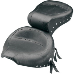 PartzBiz HD MD75503 - Mustang Seats Studded Wide Style 2-up Seat for Harley Softail 89-99 | 75503 PartzBiz HD MD75503 - Mustang Seats Studded Wide Style 2-up Seat for Harley Softail 89-99 | 75503