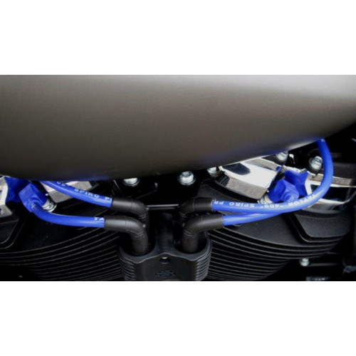 PartzBiz HD: 4402730-Sumax 49638 Blue Pro Spark Plug Wires 10.4mm Harley M8 Softail 18-21 PartzBiz HD: 4402730-Sumax 49638 Blue Pro Spark Plug Wires 10.4mm Harley M8 Softail 18-21