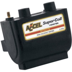 PartzBiz HD 140406BK - Accel Dual Fire Super Coil 4.7Ohm สีดำ 140406Bk ไฟฟ้าแรงสูง 1965-1979 Harley 2102-0105 21020105 PartzBiz HD 140406BK - Accel Dual Fire Super Coil 4.7Ohm สีดำ 140406Bk ไฟฟ้าแรงสูง 1965-1979 Harley 2102-0105 21020105