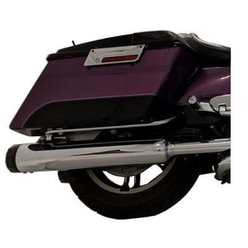 PartzBiz HD: 4402649-Tab Performance Chrome 4.5" B.A.M. Stick Slip On Mufflers Harley 95-16 121-1296