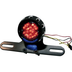 PartzBiz HD DS20100797 - Drag Speciaties Custom Bobber LED Black Taillight & License Plate Mount - 2010-0797 PartzBiz HD DS20100797 - Drag Speciaties Custom Bobber LED Black Taillight & License Plate Mount - 2010-0797