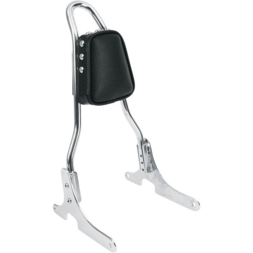 PartzBiz HD: 4402617-Tapered Studded Sissybar Pad Round Sissy Bars Universal Harley Softail Dyna XL | 0822-0052