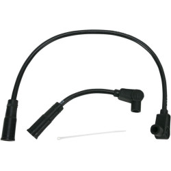PartzBiz HD DSDS242601 - Sumax Taylor 8mm Spiro-Pro Black Colored Spark Plug Wires Harley 00-17 FX/FL FXD | 20031 PartzBiz HD DSDS242601 - Sumax Taylor 8mm Spiro-Pro Black Colored Spark Plug Wires Harley 00-17 FX/FL FXD | 20031