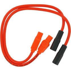 PartzBiz HD DS21040075 - Sumax Taylor 8mm Spiro-Pro Orange Colored Spark Plug Wires Set Harley 99-08 FLH | 20834 PartzBiz HD DS21040075 - Sumax Taylor 8mm Spiro-Pro Orange Colored Spark Plug Wires Set Harley 99-08 FLH | 20834
