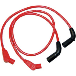 PartzBiz HD DS21040157 - Sumax Taylor 8mm Spiro-Pro Red Colored Spark Plug Wires Set for Harley 09-16 FLH | 20236 PartzBiz HD DS21040157 - Sumax Taylor 8mm Spiro-Pro Red Colored Spark Plug Wires Set for Harley 09-16 FLH | 20236