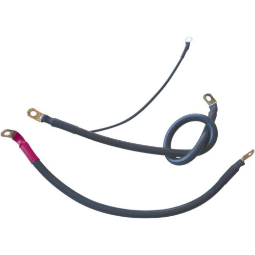PartzBiz HD: 4402526-Terry Components 4 Gauge ชุดสายเคเบิลแบตเตอรี่ครบชุด Harley 06-16 Dyna | 22066