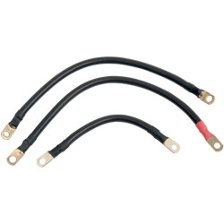 PartzBiz HD DS21130032 - Terry Components 4 Gauge Complete Battery Cable Kits Harley 93-06 FLH Touring | 22050 PartzBiz HD DS21130032 - Terry Components 4 Gauge Complete Battery Cable Kits Harley 93-06 FLH Touring | 22050