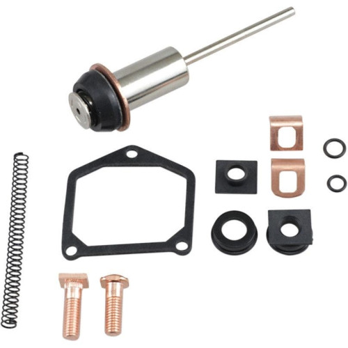 PartzBiz HD: 4402538-Terry Components 550040 ชุดซ่อมสตาร์ทโซลินอยด์ 07-17 Harley Big Twin รุ่น softail dyna touring road glide road king electra glide street fat bob low rider 2110-0981 21100981