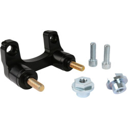 PartzBiz HD DS06021149 - Thrashin Supply Black TSC-2207 Riser Adapter Kit Harley Road Glide 15-Up