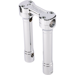 PartzBiz HD DS06021243 - Thrashin Supply Chrome 8" Hole Shot Risers Internal Wiring 3.5" Center Harley