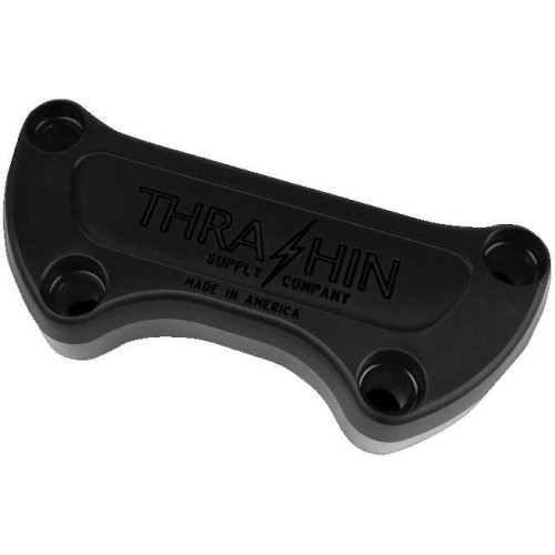 PartzBiz HD: 4402478-Thrashin Supply Co Black 1 ” แคลมป์แฮนด์ตัวบน FX FL TSC-2800-1 0603-0797 06030797