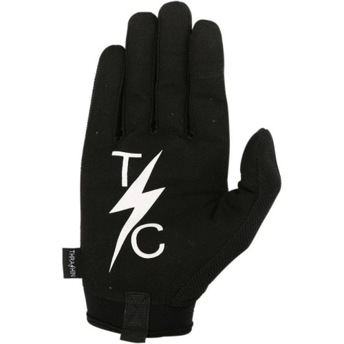 PartzBiz HD: 4402458-Thrashin Supply Company ถุงมือมอเตอร์ไซค์ Black Covert V2