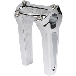 PartzBiz HD DS06021045 - Thrashin Supply Company Chrome 6" w/o Gauge Cutout Handlebar Riser TSC-6000-3 0602-1045 06021045 bar custom harley davidson