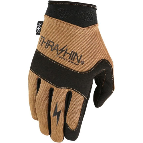 PartzBiz HD: 4402407-Thrashin Supply Company Tan Covert V2 Motorcycle Gloves PartzBiz HD: 4402407-Thrashin Supply Company Tan Covert V2 Motorcycle Gloves