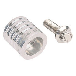 PartzBiz HD DS16030374 - Thrashin Supply Polished Shorty Shifter 1" Peg TSC-2110-0 Harley 5/16-24 Thread