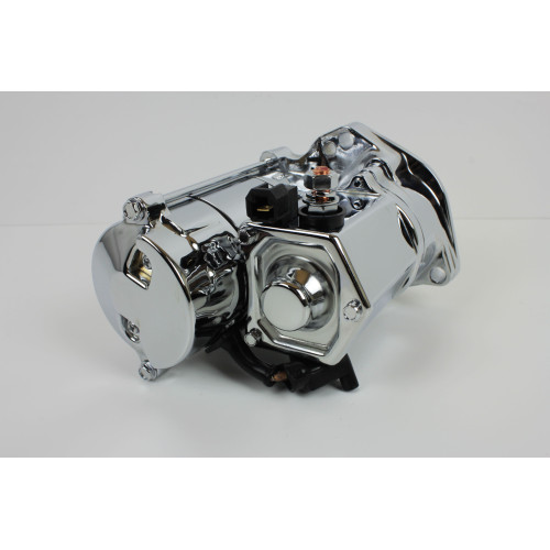 PartzBiz HD: 4402388-Ultima Chrome Thunderfire Heavy Duty 1.4kw Starter Motor Harley 89-06 Top Post | 70-220