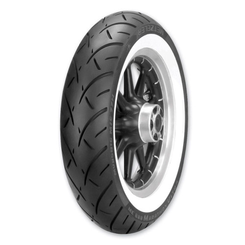 PartzBiz HD: 4402339-Metzeler ME888 Rear Wide White Wall Motorcycle Tire MT90B16 WWW 74H | 2408200 PartzBiz HD: 4402339-Metzeler ME888 Rear Wide White Wall Motorcycle Tire MT90B16 WWW 74H | 2408200