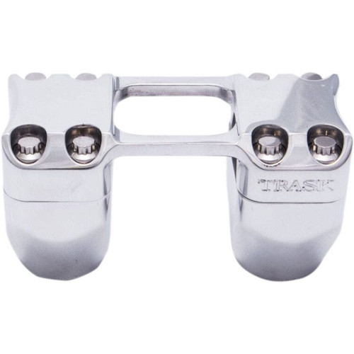 PartzBiz HD: 4402290-Trask Assault Series Chrome 2" Rise 1 1/4" Handlebar Risers Harley & Custom | TM-8601-2CH