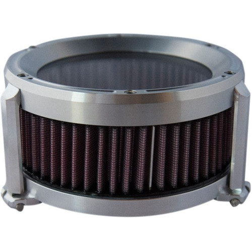 PartzBiz HD: 4402214-Trask Raw Machined Assault Charge Stage 1 High Flow Air Cleaner Harley FLH TBW 08-16 PartzBiz HD: 4402214-Trask Raw Machined Assault Charge Stage 1 High Flow Air Cleaner Harley FLH TBW 08-16