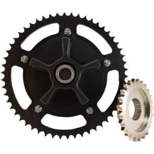 PartzBiz HD: 4402205-Trask TM-2903 Sprocket Conversion Kit Cush Drive Harley FL Touring 09-Up 1210-2458 12102458 electra road glide tour street milwaukee แปดที่ดีที่สุดสำหรับเฮอริเทจ slim fat boy bob deluxe sport glide ท่อ Silencer muffler header