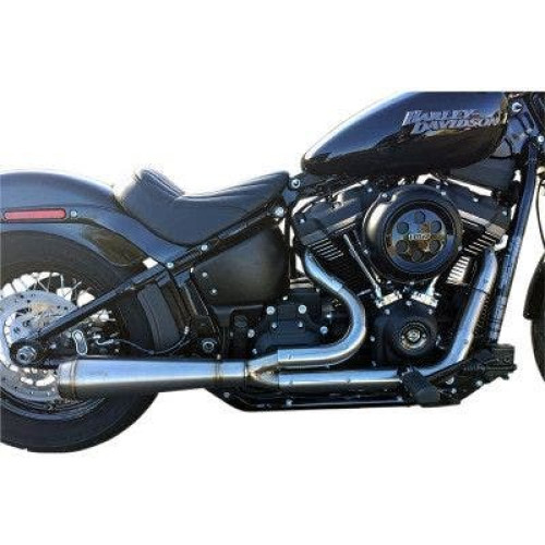 PartzBiz HD: 4402207-Trask TM-5052 Stainlesss 2-1 Assault Exhaust Full System Harley Softail M8 18-Up 1800-2475 18002475 miwaukeeแปดที่ดีที่สุดสำหรับเฮอริเทจSlim Fat Boy Bob Deluxe Sport Glideท่อSilencerท่อไอเสียส่วนหัว