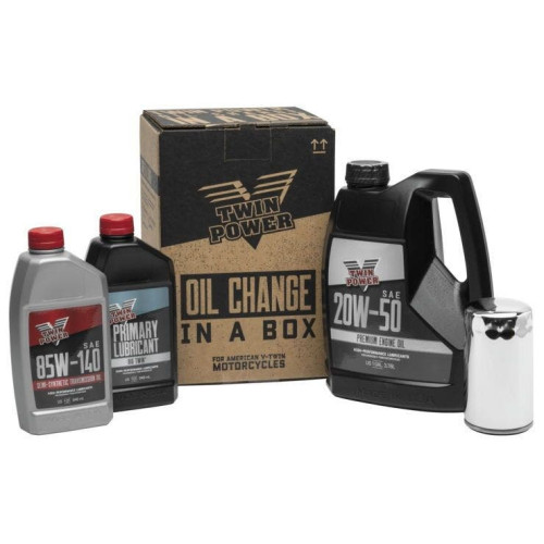 PartzBiz HD: 4402109-Twin Power 539049 Premium 20W50 Oil Change-In-A-Box Kit 99-17 Harley Twin Cam Touring Dresser Bagger Softail Dyna PartzBiz HD: 4402109-Twin Power 539049 Premium 20W50 Oil Change-In-A-Box Kit 99-17 Harley Twin Cam Touring Dresser Bagger Softail Dyna