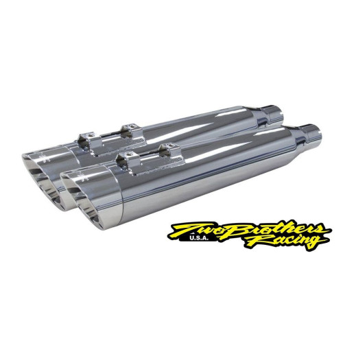 PartzBiz HD: 4402000-Two Brothers 005-4380499D-PS Chrome Dual Slip On Slash Cut 95-16 Harley FLH FLT 597016 ท่อไอเสีย touring electra glide PartzBiz HD: 4402000-Two Brothers 005-4380499D-PS Chrome Dual Slip On Slash Cut 95-16 Harley FLH FLT 597016 ท่อไอเสีย touring electra glide
