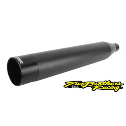 PartzBiz HD TBR005-4640199-B - Two Brothers 005-4640199-B Black Comp-S Shorty 2-1 Full System 17-18 Harley M8 597734 2 in 1 Performance headers Exhaust ceramic สแตนเลสขัดเงา