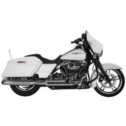 PartzBiz HD TBR005-4680199-B - Two Brothers 005-4680199-B Black Comp-S Shorty 2-1 Full System 17-18 Harley M8 597737 2 in 1 Performance headers Exhaust ceramic สแตนเลสขัดเงา
