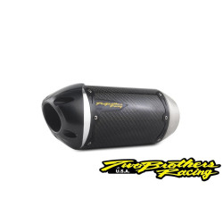 PartzBiz HD TBR005-4820405-S1 - Two Brothers 005-4820405-S1 Carbon S1R Slip On ท่อไอเสีย 17-19 Honda CBR 1000RR 594853