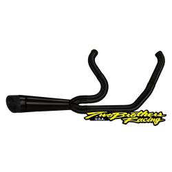 PartzBiz HD TBR005-4950199-B - Two Brothers 005-4950199-B สีดำ Comp-S Shorty 2-1 Full System 07-16 Harley FL 597754 slash cut electra glide road king street แผนที่