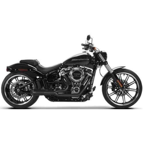 PartzBiz HD: 4401972-Two Brothers 005-4980199-B Black 2-Into-1 Comp-S Exhaust 18-19 Harley Softail FXBR; DR; & FLFB Milwaukee-8 597697 PartzBiz HD: 4401972-Two Brothers 005-4980199-B Black 2-Into-1 Comp-S Exhaust 18-19 Harley Softail FXBR; DR; & FLFB Milwaukee-8 597697