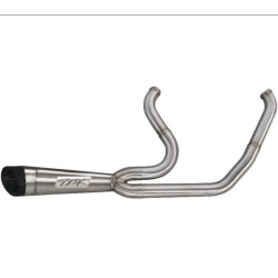 PartzBiz HD TBR005-5130199 - Two Brothers Stainless Comp-S 2-n-1 Turnout Exhaust System Harley Touring 17-19 597019 930-02044 005-5130199 PartzBiz HD TBR005-5130199 - Two Brothers Stainless Comp-S 2-n-1 Turnout Exhaust System Harley Touring 17-19 597019 930-02044 005-5130199