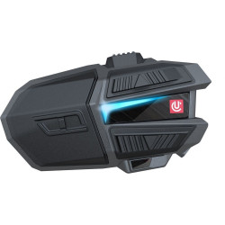 PartzBiz HD WP180508 - Uclear 180508 Digital Motion 6 ด้านข้างหมวกกันน็อค Rider ระบบการสื่อสารชุดหูฟังรถจักรยานยนต์วิทยุ