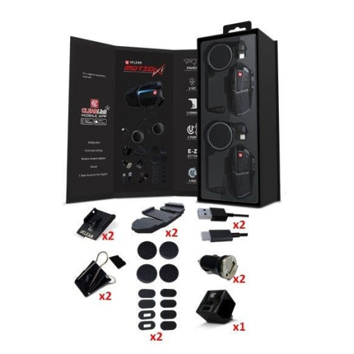 PartzBiz HD: 4401902-Uclear 180511 Digital Motion Infinity Dual Helmet Rider Communication System Motorcycle Headset Radio