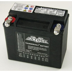PartzBiz HD MW1-145 - Ultima 1-145 Thundervolt 12V AGM Battery Upgrade 73-96 Harley XL & FXR 65991-82B