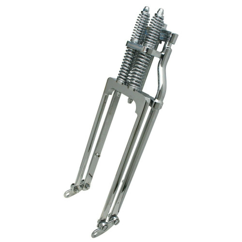PartzBiz HD: 4401877-Ultima 117-67 Chrome -2" Stock Length 1" Neck Springer Front End Custom Harley davidson softail sportster Front forks chopper bobber upgrade suspension