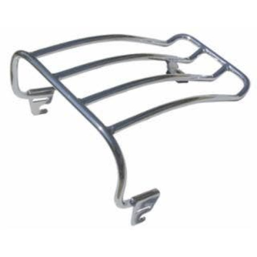 PartzBiz HD: 4401883-Ultima 121-12 Chrome Plated Luggage Rack for Solo Seat 97-99 Harley Davidson softail custom chopper motorcycle cargo storage bag holder mount accessories replacement 12112