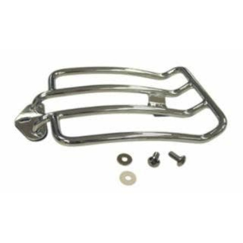 PartzBiz HD: 4401891-Ultima 121-26 Chrome Plated Steel Luggage Rack for 2004 & Up Harley Davidson Sportster XL custom chopper motorcycle cargo storage bag holder mount accessories replacement 12126