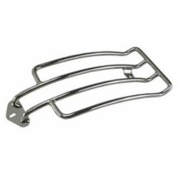 PartzBiz HD MW121-8 - Ultima 121-8 Chrome Plated Luggage Rack for Solo Seat 95-03 Harley davidson Sportster XL 883 1200 custom chopper motorcycle cargo storage bag holder mount accessories replacement 1218