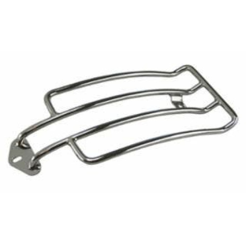 PartzBiz HD: 4401893-Ultima 121-8 Chrome Plated Luggage Rack for Solo Seat 95-03 Harley davidson Sportster XL 883 1200 custom chopper motorcycle cargo storage bag holder mount accessories replacement 1218