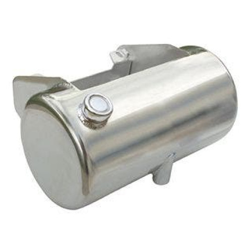 PartzBiz HD: 4401846-Ultima 26-204 Chrome Oil Tank 3.4 Quart Flat Side Fill 84-99 Softail or Rigid evo chopper custom harley davidson best for
